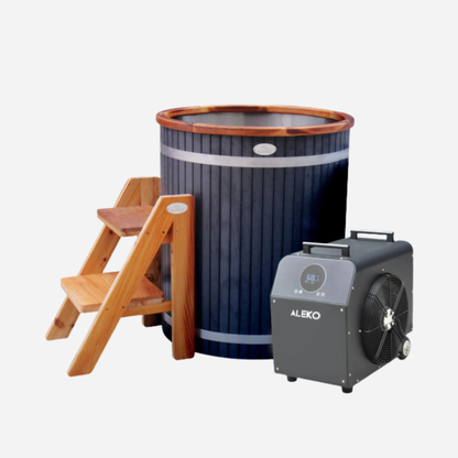 Aleko Lumina Vertical Cold Plunge 1 HP Chiller & Heater
