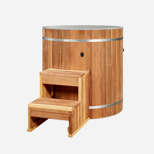 Dynamic Cold Therapy Pacific Cedar & PVC Barrel Cold Plunge